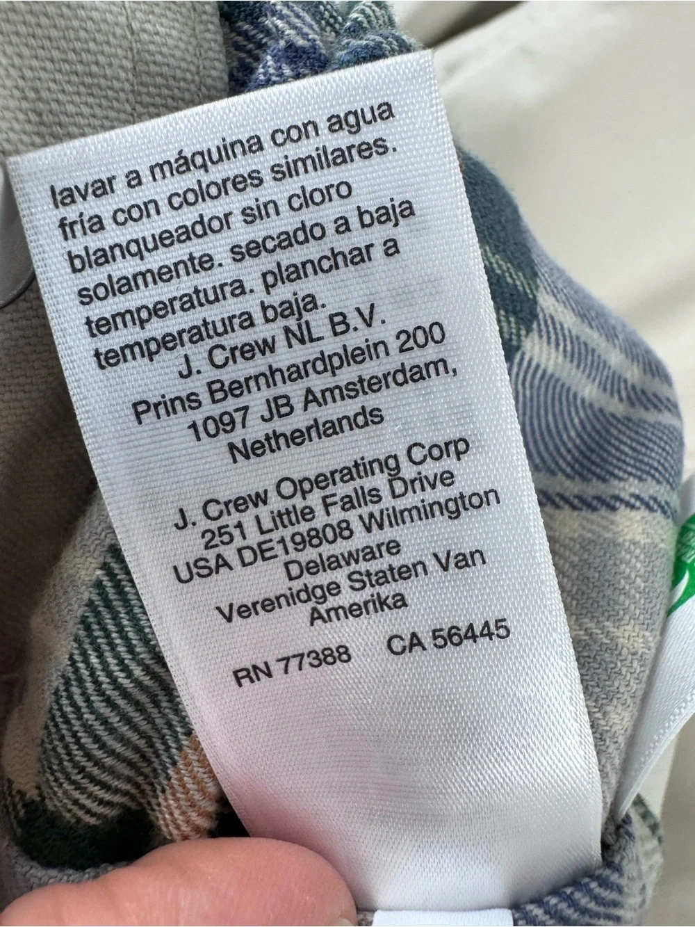 J. Crew hand lining inspired